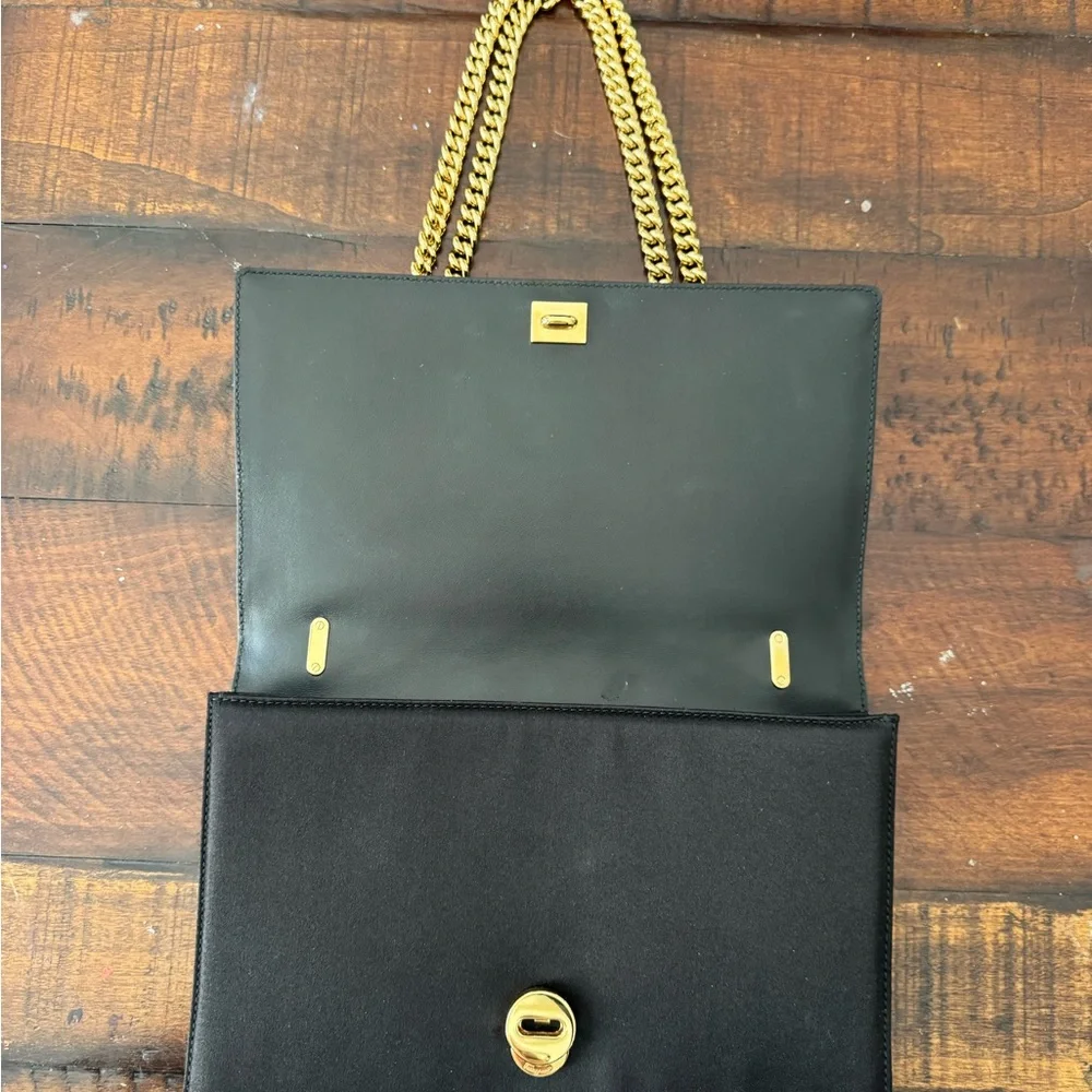 Salvatore Ferragamo Black Quilted Shoulder Bag - Picture 8 of 9